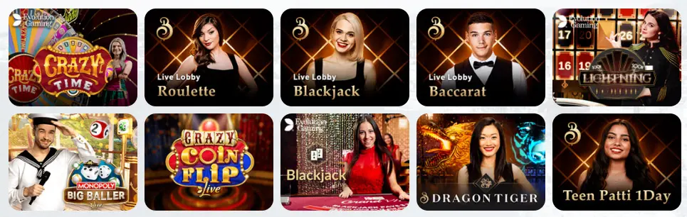 Ilucki Casino live dealer games