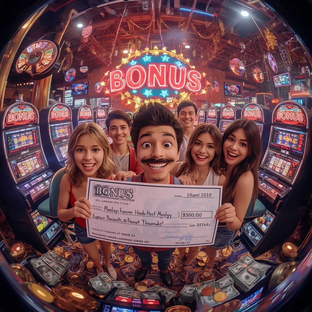 bonus in man's hands at ILUCKI CASINO